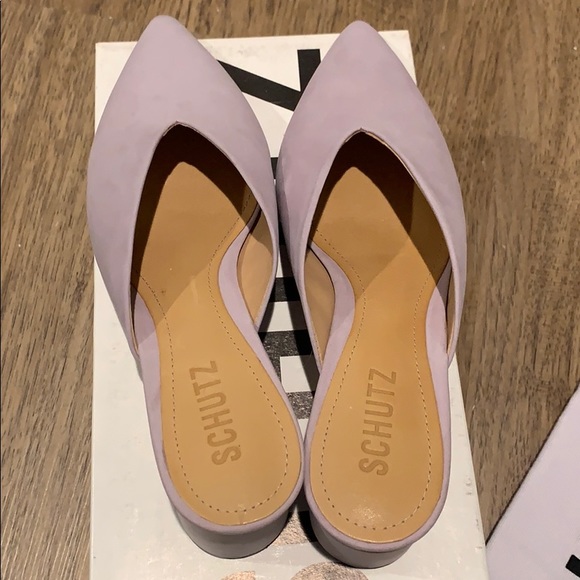 NWT Schutz Lavender Dauani  Mules - Picture 6 of 6